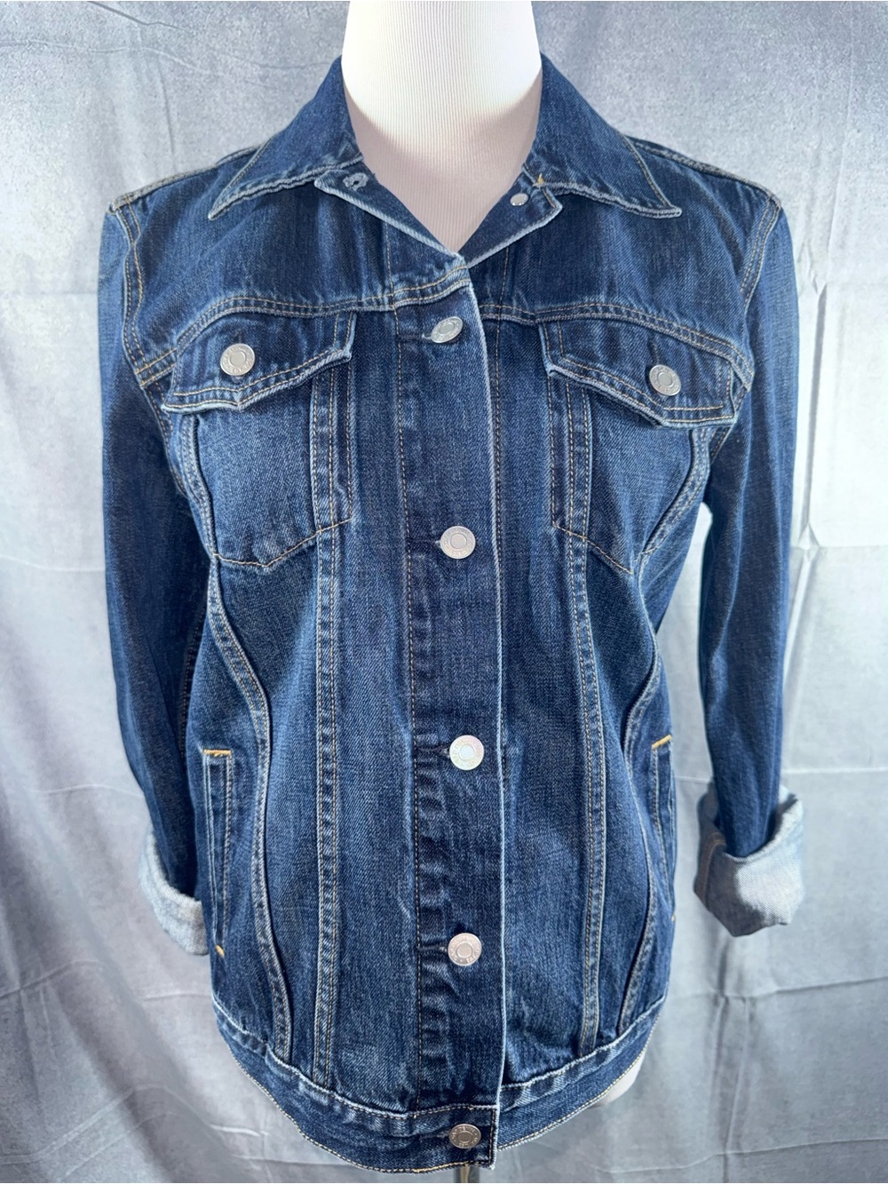 2609-GAP Dark Blue Denim Jacket - Women's